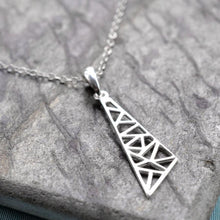 MJ0283N Silver Geometric Drop Triangle Necklace 3 bd0e2eb1 be30 47a5 819b b7af24eeffdf
