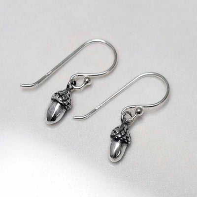 MZB141 Sterling Silver Acorn Earrings 1
