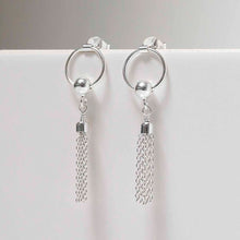 ML834 Sterling Silver Tassle Earrings 6