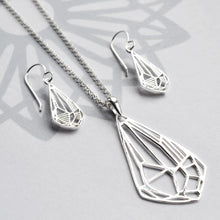 MJ0306S Silver Art Deco Diamond Set