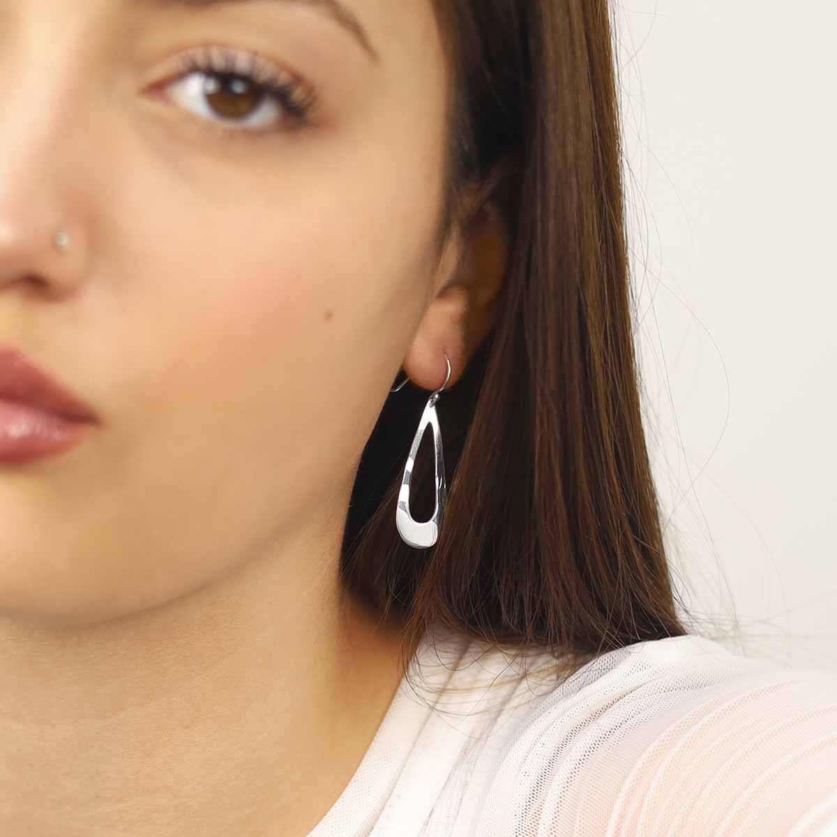 Sterling Silver Sway Earrings