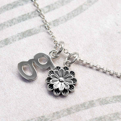 ML994P Sterling Silver Pretty Petals Necklace 5