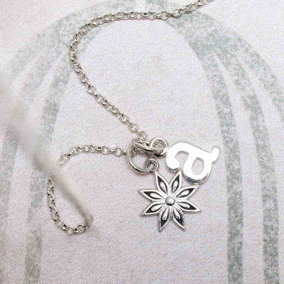 ML995P Sterling Silver Azelea Necklace 4