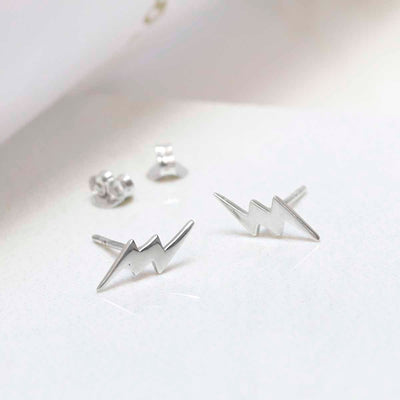 ML858 Sterling Silver Zeus Studs 2
