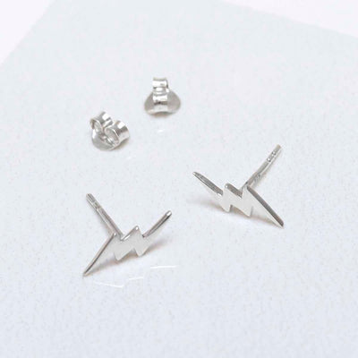 ML858 Sterling Silver Zeus Studs 3