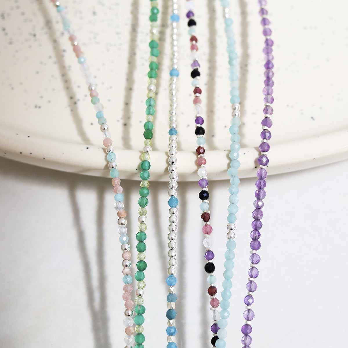 Amazonite Gemstone Beaded Necklace