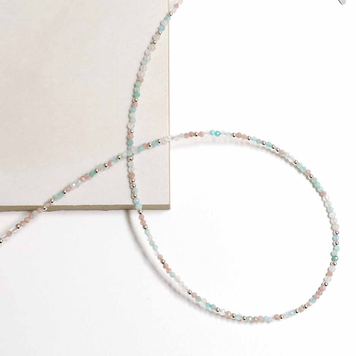 Sunrise Mixed Gemstone Beaded Necklace