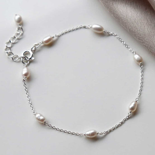 MK813A STERLING SILVER DEW DROP PEARL ANKLET 1110x1110 2