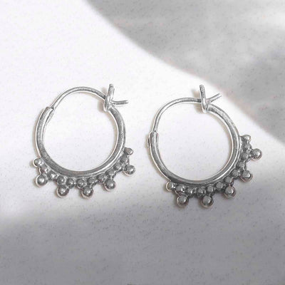 ML985 Sterling Silver Paradise Hoops 1 copy