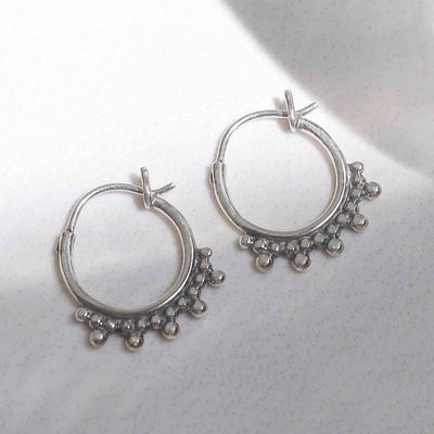 ML985 Sterling Silver Paradise Hoops 2 copy