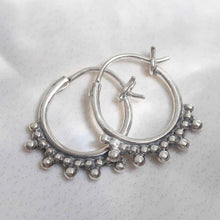 ML985 Sterling Silver Paradise Hoops 3