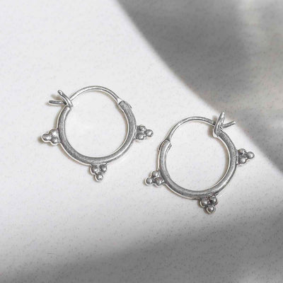 ML992 Sterling Silver Tangier Hoops 3