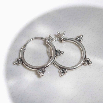 ML992 Sterling Silver Tangier Hoops 5