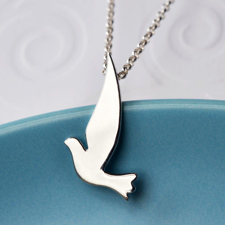 Silver Dove Jewellery Set