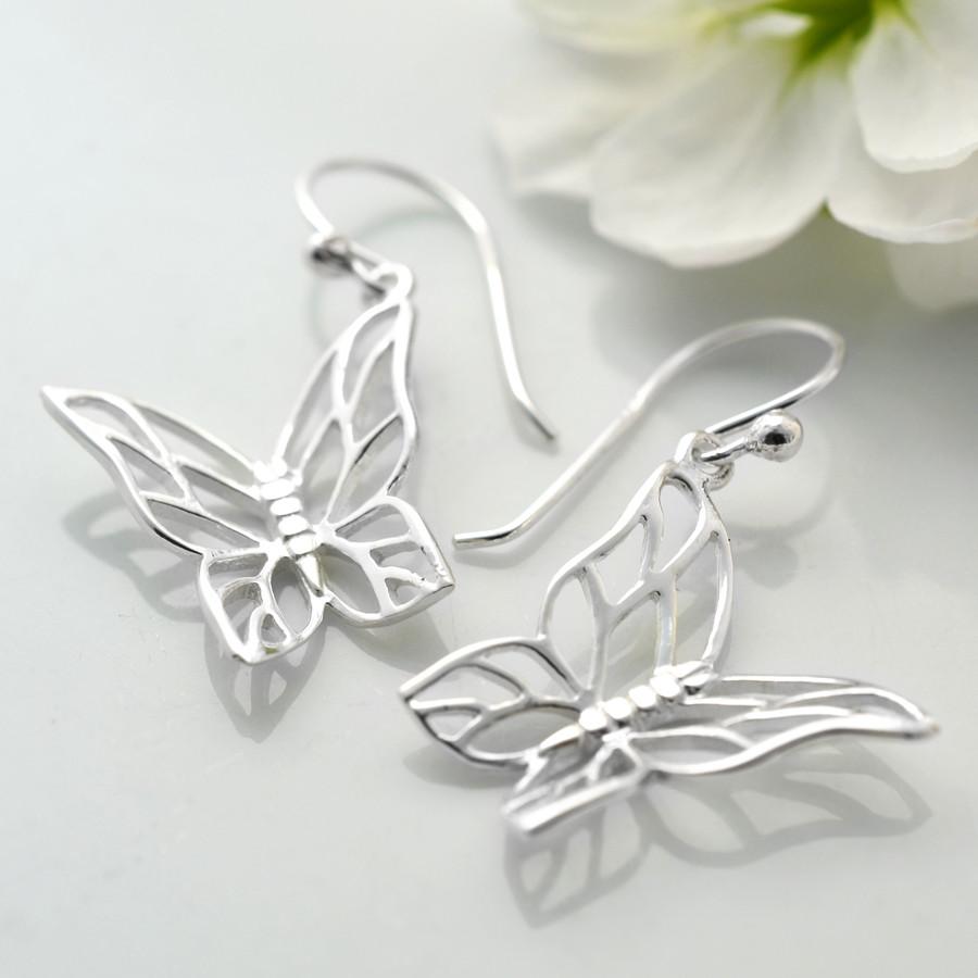 Silver Butterfly Jewellery Set