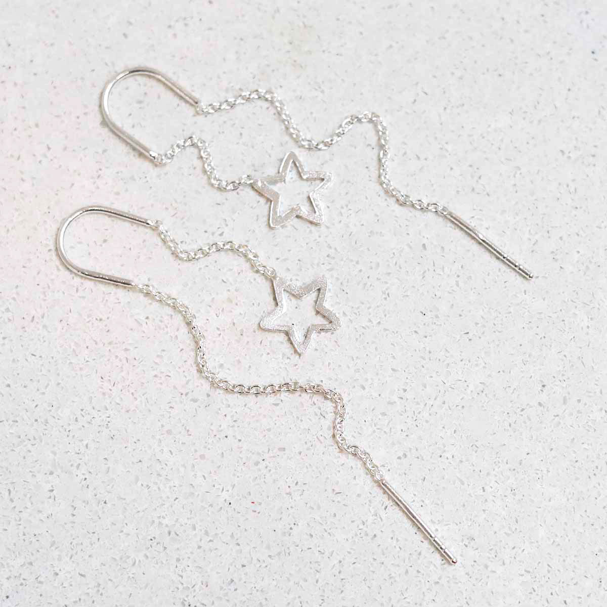 Sterling Silver Popstar Threaders