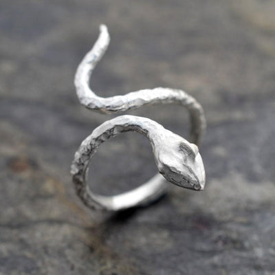 MB086R SILVERSNAKERING 009