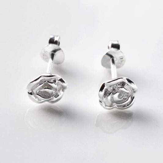 English Rose Silver Stud Earrings MJ0231 6