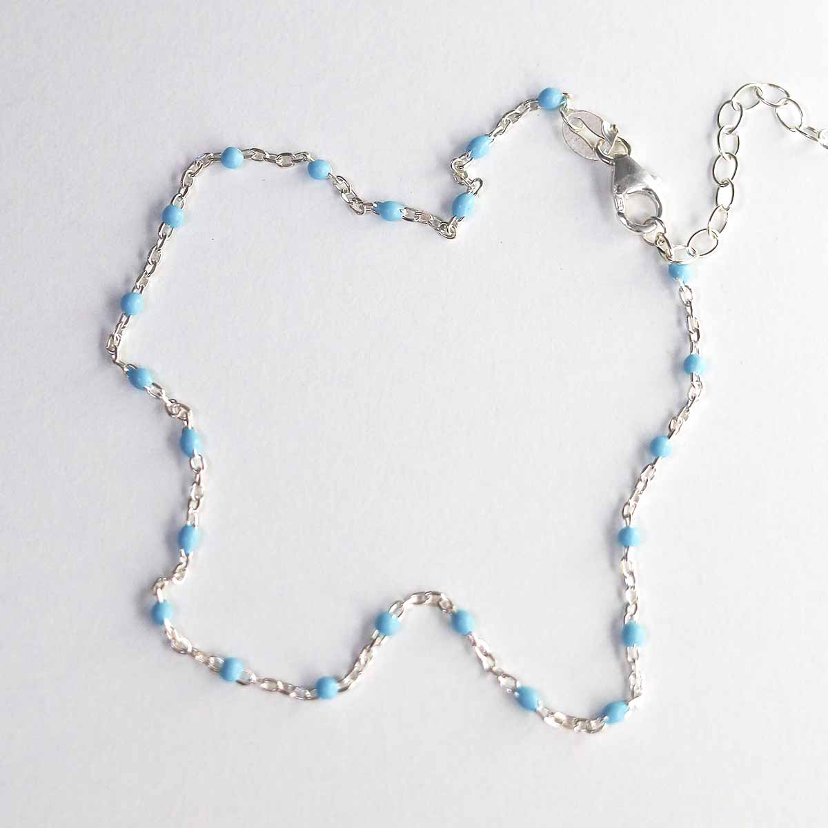 Sterling Silver Turquoise Anklet