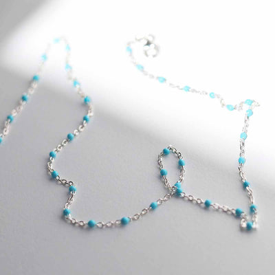 MV1344N Sterling Silver Turquoise Necklace 5