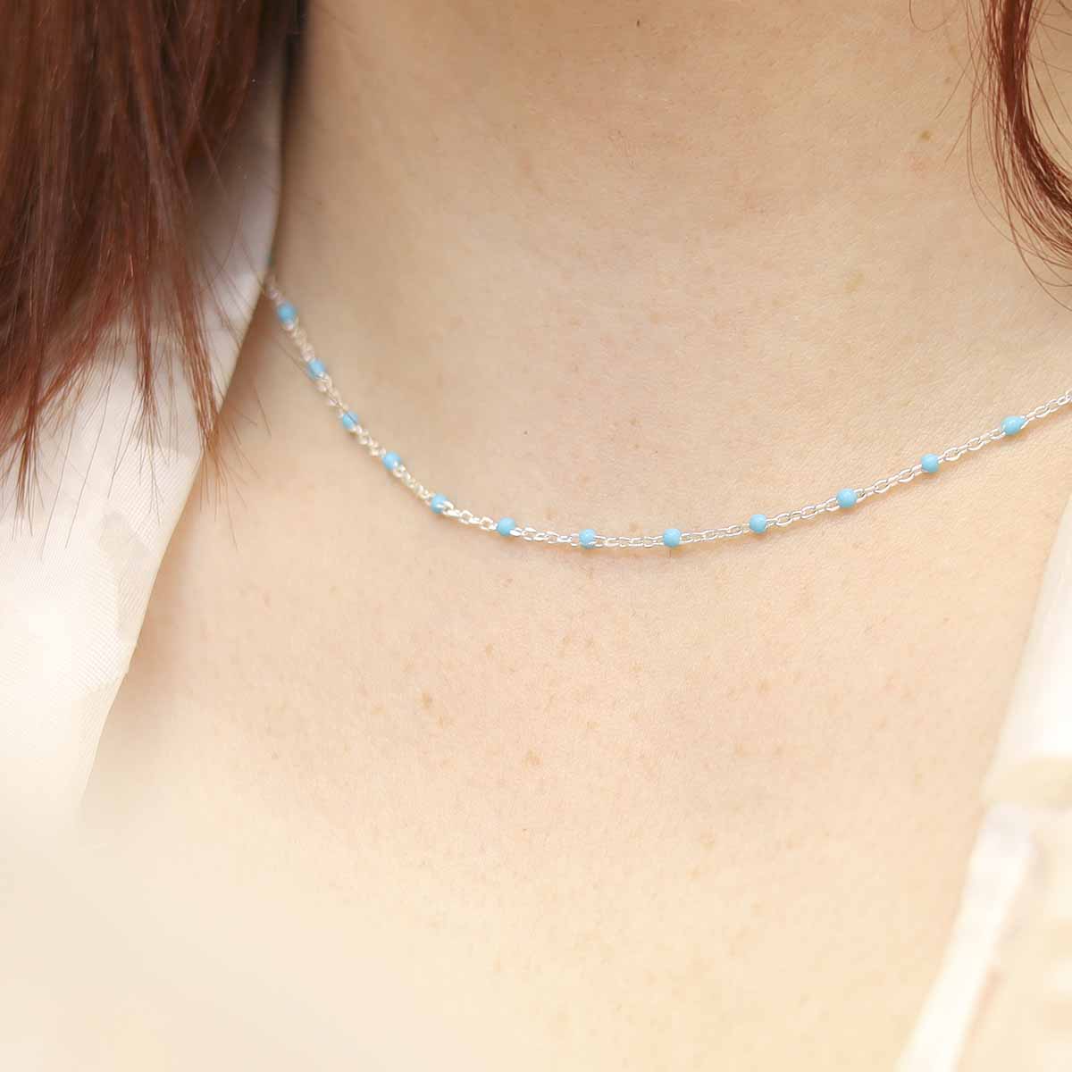 Sterling Silver Turquoise Necklace