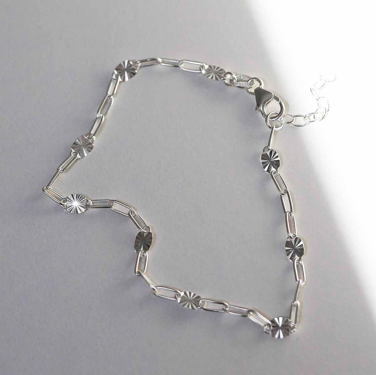 Sterling Silver Shimmer Bracelet