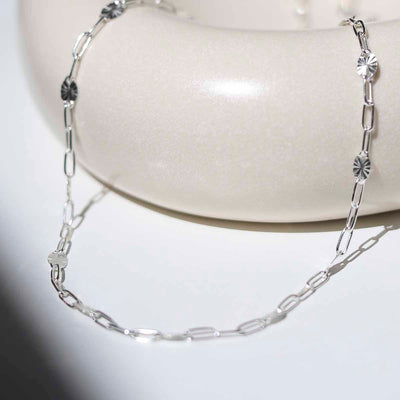 MV1345N Sterling Silver Shimmer Necklace 1
