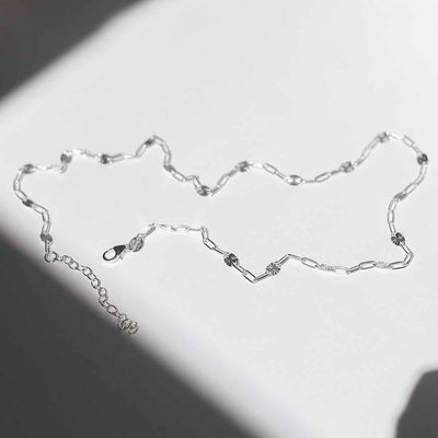 MV1345N Sterling Silver Shimmer Necklace 4