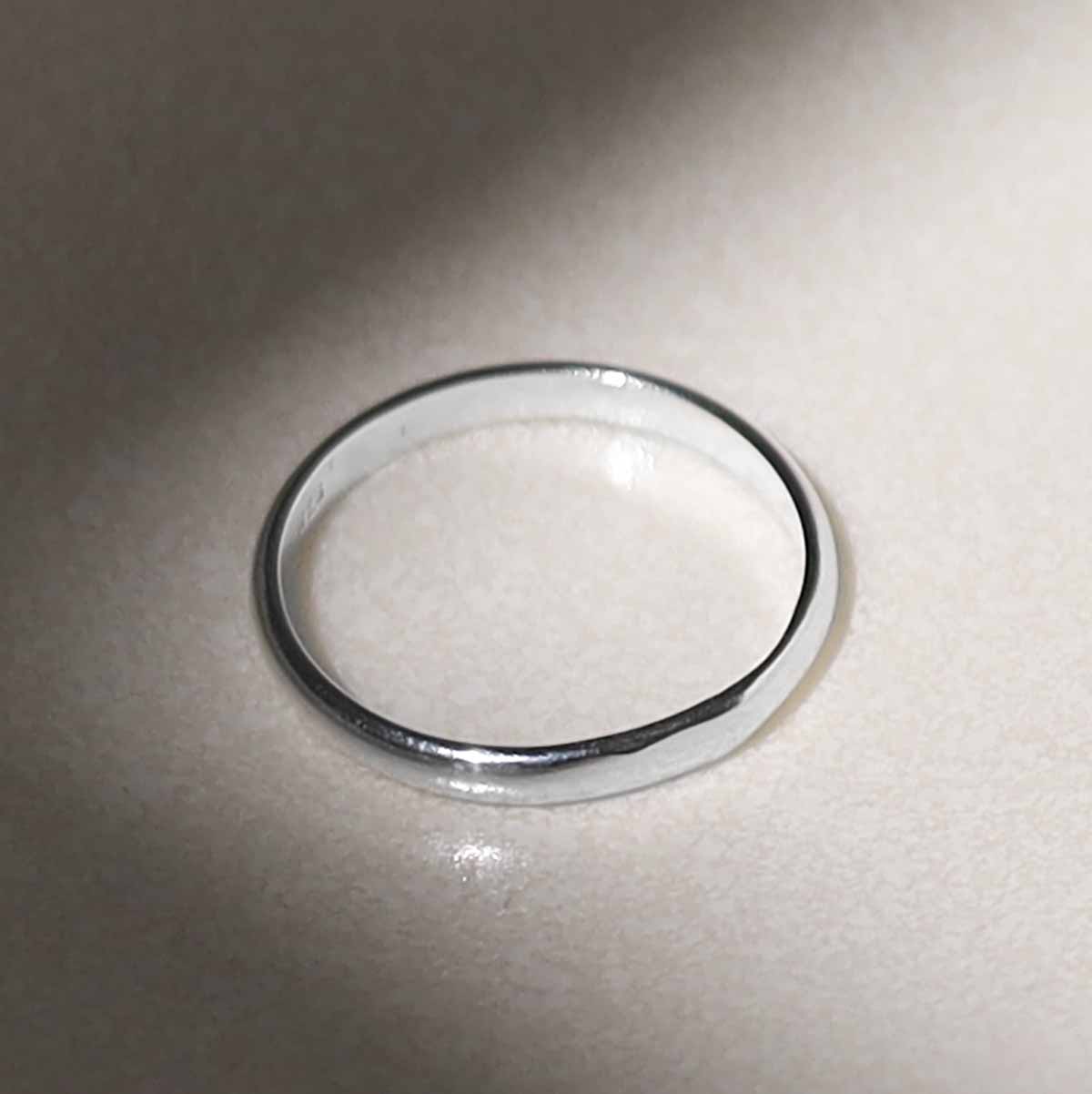 Sterling Silver Round Midi Ring