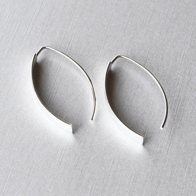 Silver Urban Shield Earrings MJ0217 5