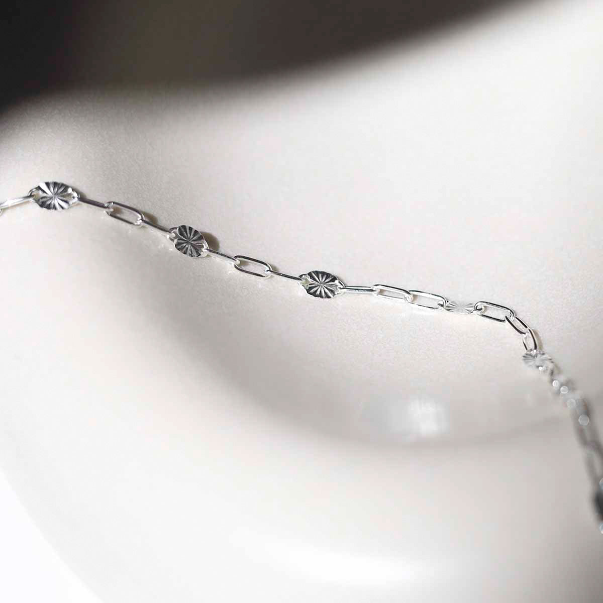 Sterling Silver Shimmer Anklet