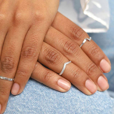 ML752 Sterling Silver Wishbone Midi Ring 1 copy