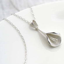 MB067P STERLINGSILVERCALLALILYNECKLACE 004
