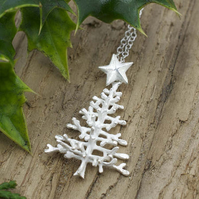 MB066P SILVERCHRISTMASTREENECKLACE 005