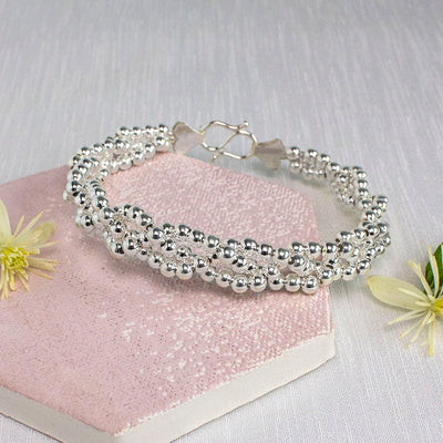 MD295 STERLING SILVER BUBBLES BANGLE 5 900X900