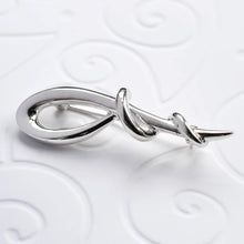 MC178 SILVERLOOPBROOCH 003
