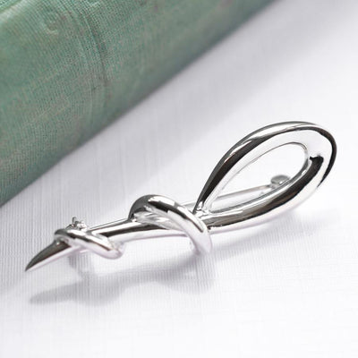 MC178 SILVERLOOPBROOCH 004