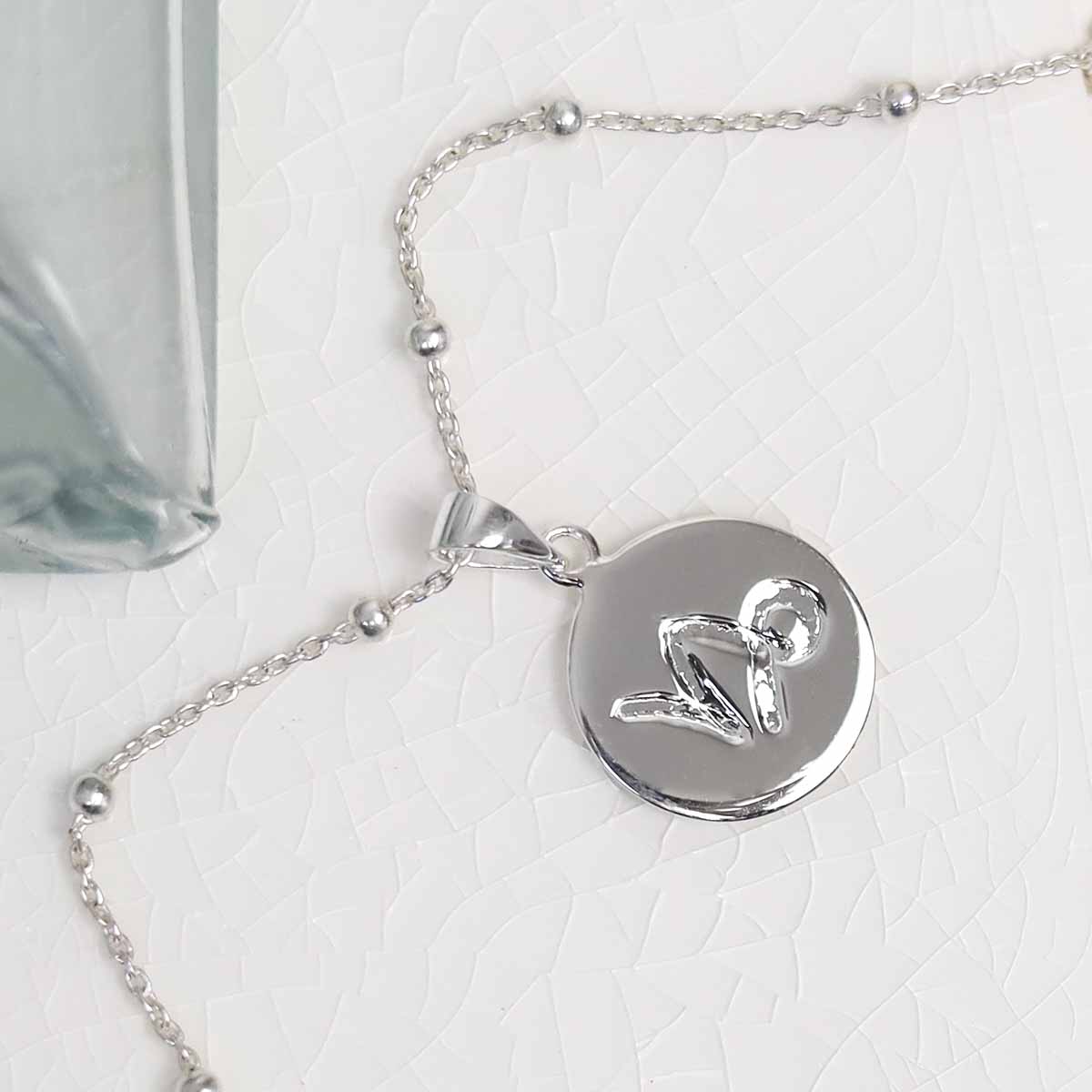 Sterling Silver Capricorn Star Sign Necklace