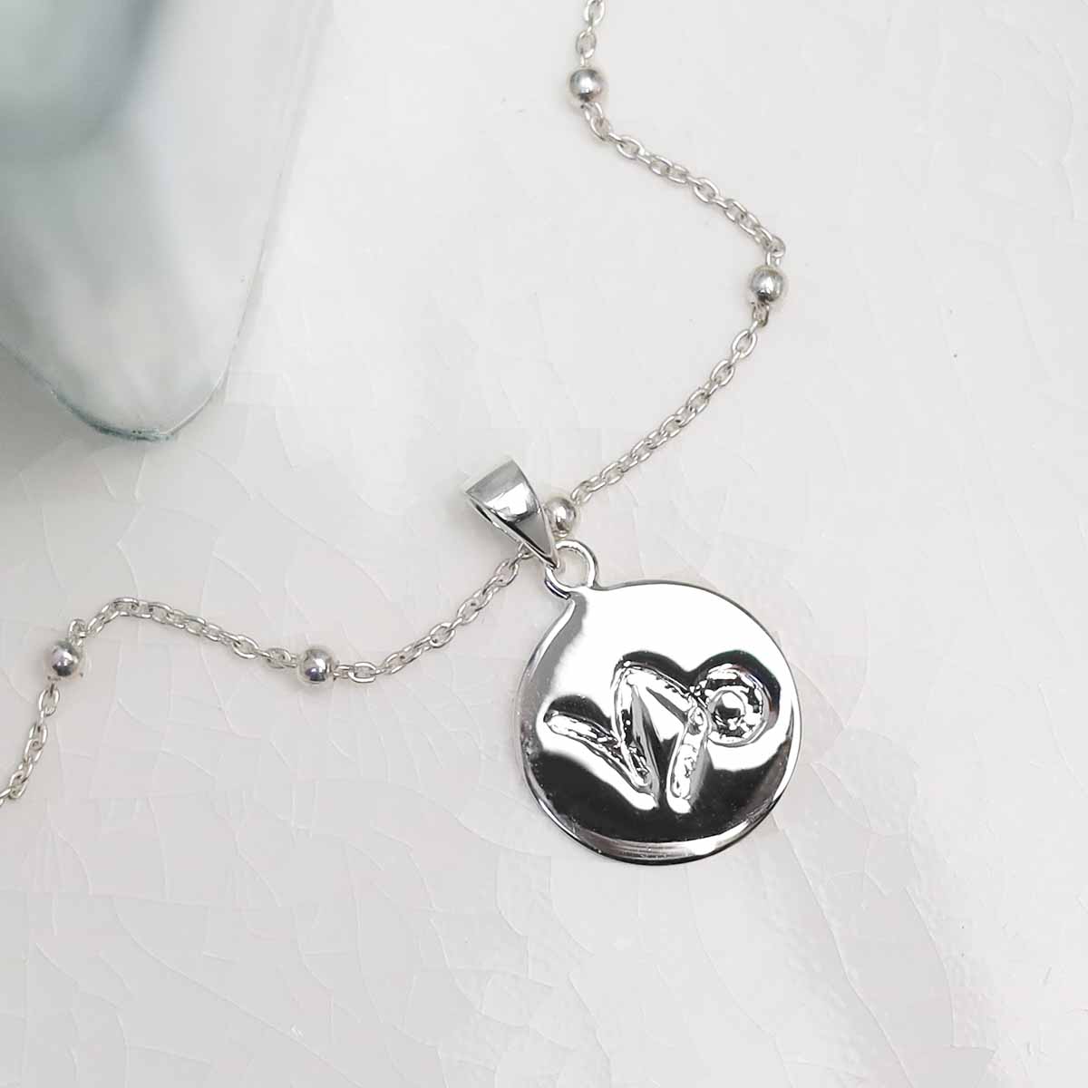Sterling Silver Capricorn Star Sign Necklace