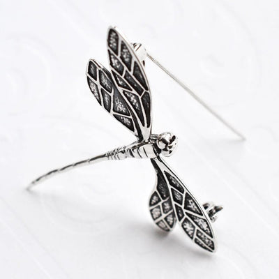 MC160B SILVERDRAGONFLYBROOCH 007