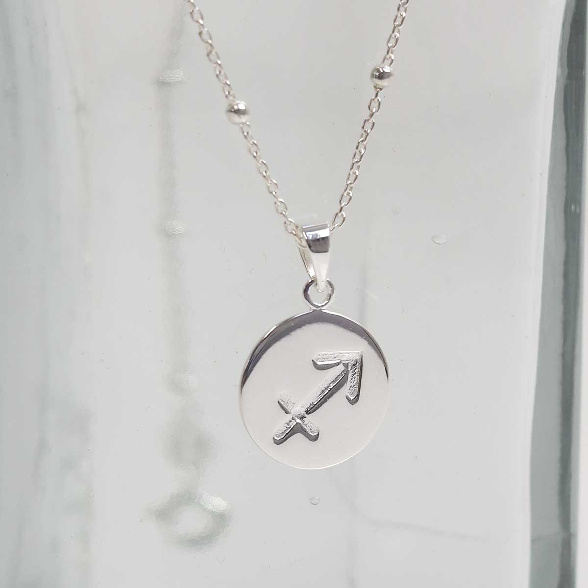 Sterling Silver Sagittarius Star Sign Necklace