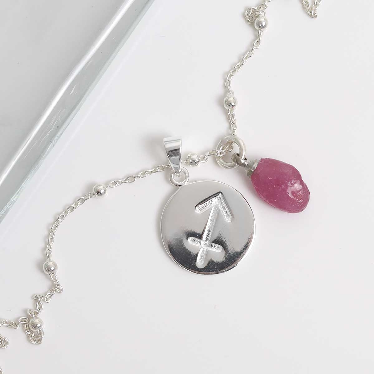 Sterling Silver Sagittarius Star Sign Necklace