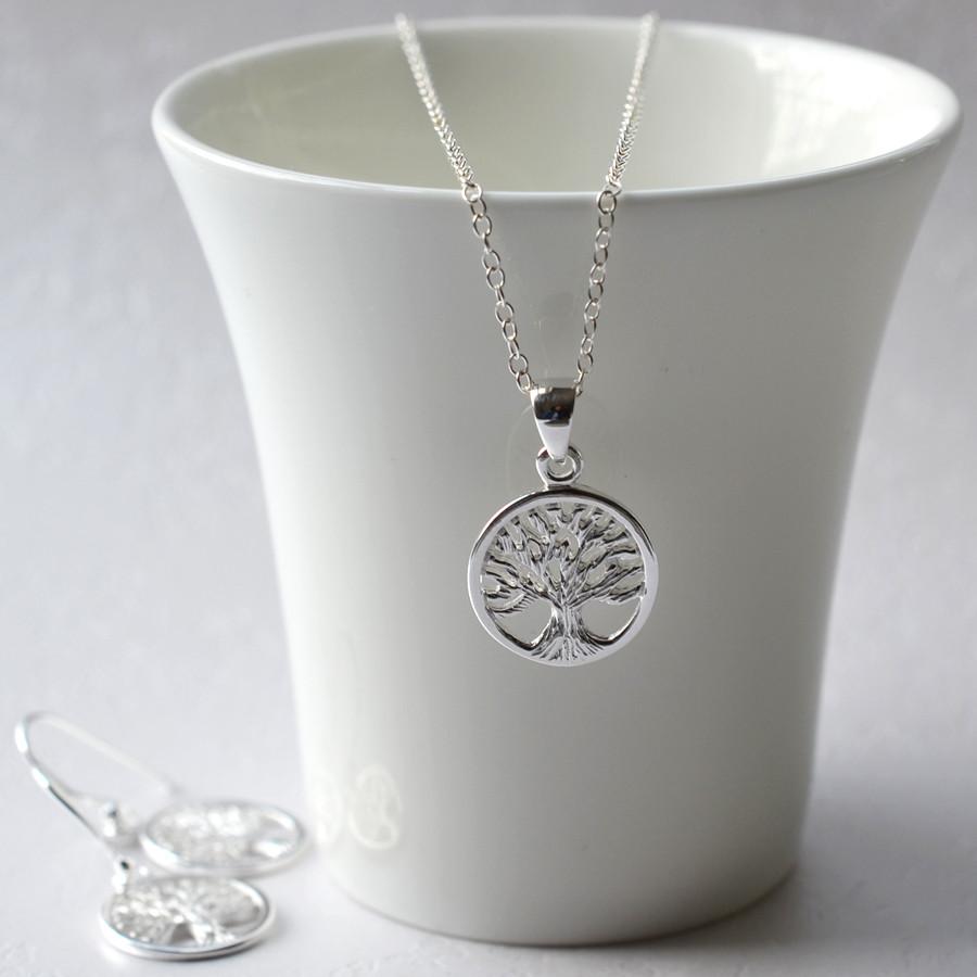 Sterling Silver Tree of Life Jewellery Set