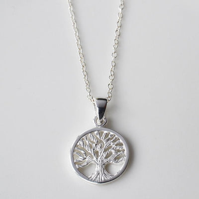 MJ0254N Silver Tree Necklace small 2
