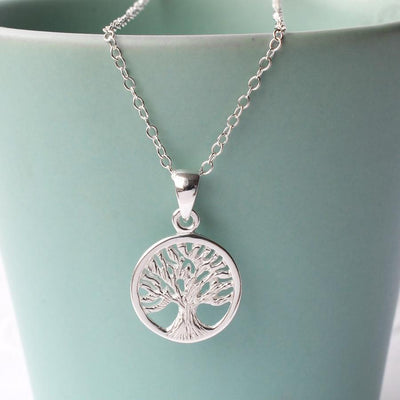 MJ0254N Silver Tree Necklace small 3