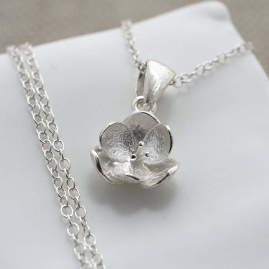 MJ0051N Silver Blossom Necklace by Martha 1Jackson