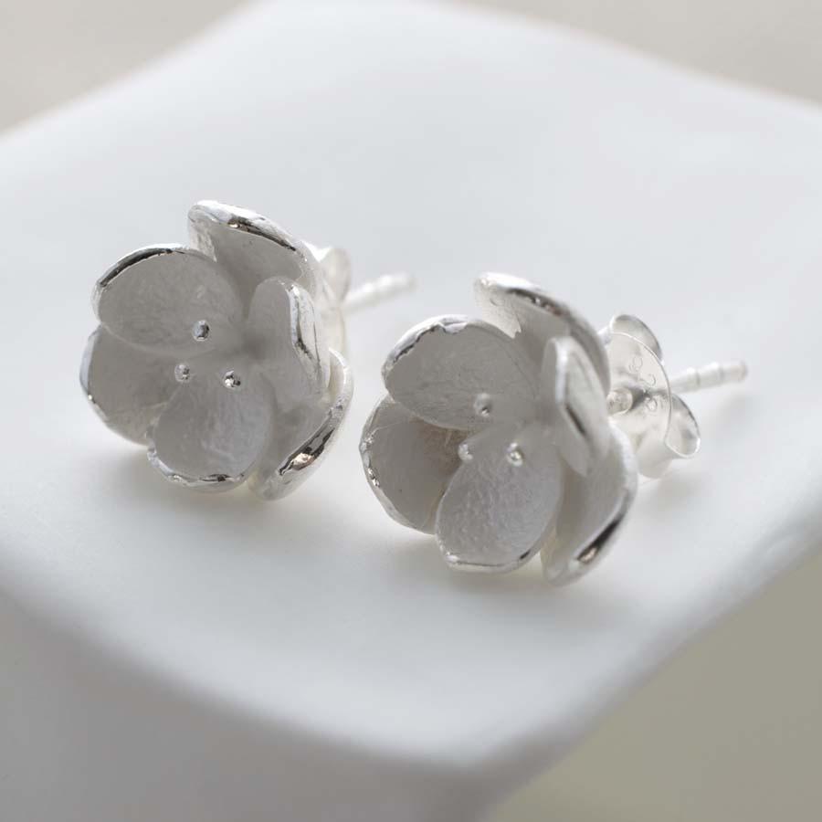 Sterling Silver Blossom Jewellery Set