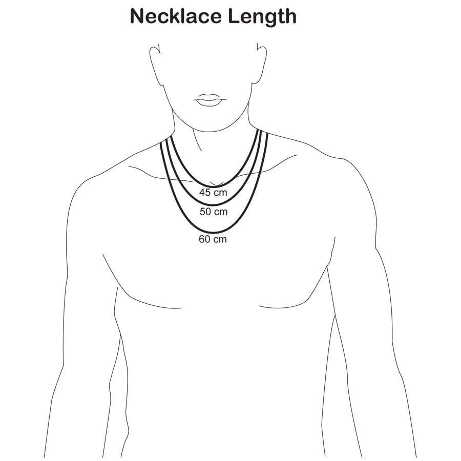 Muonionalusta Meteorite Rectangular Necklace
