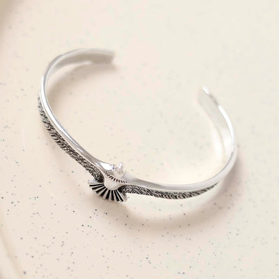 MZB146 Sterling Silver Freedom Bangle 4