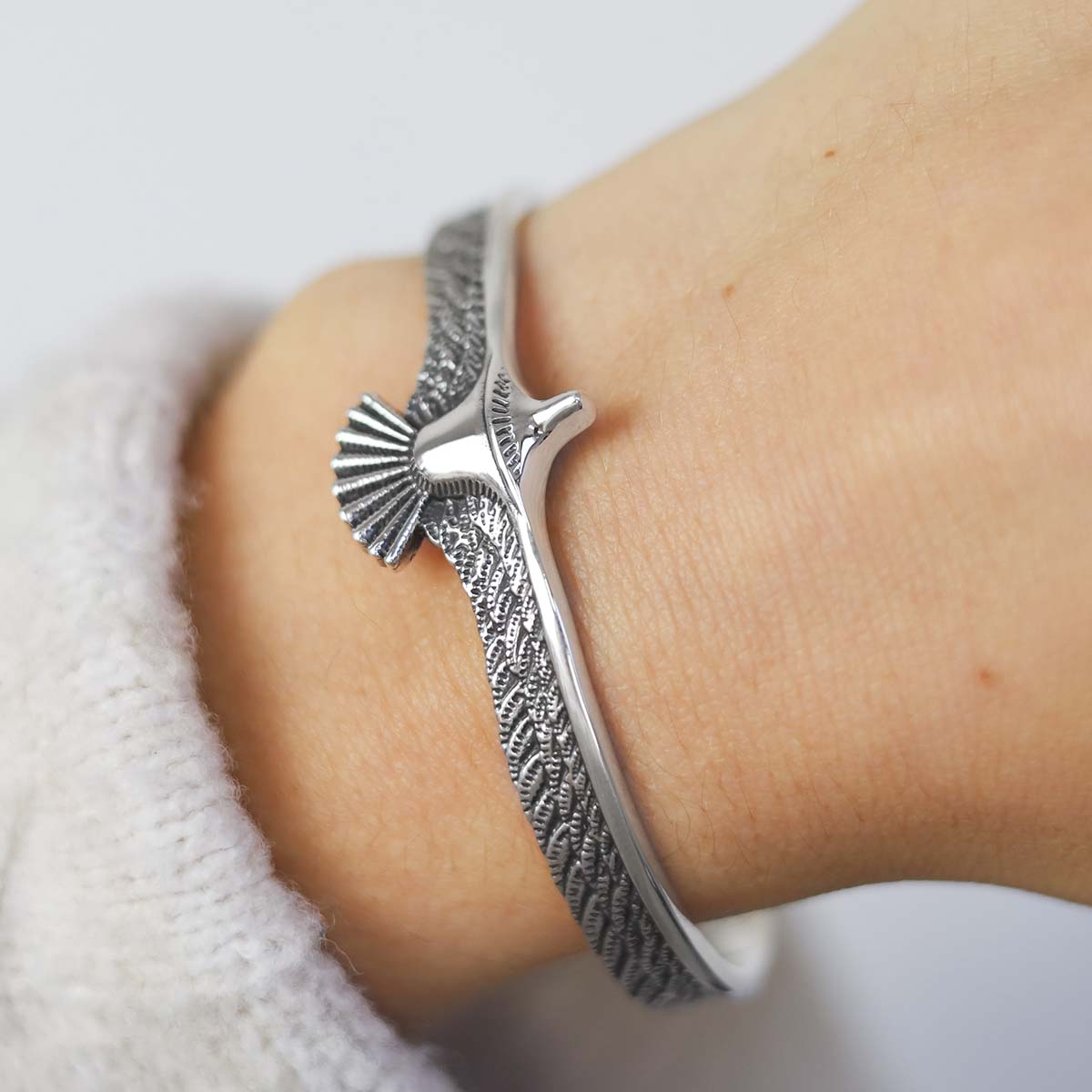 Sterling Silver Freedom Bangle